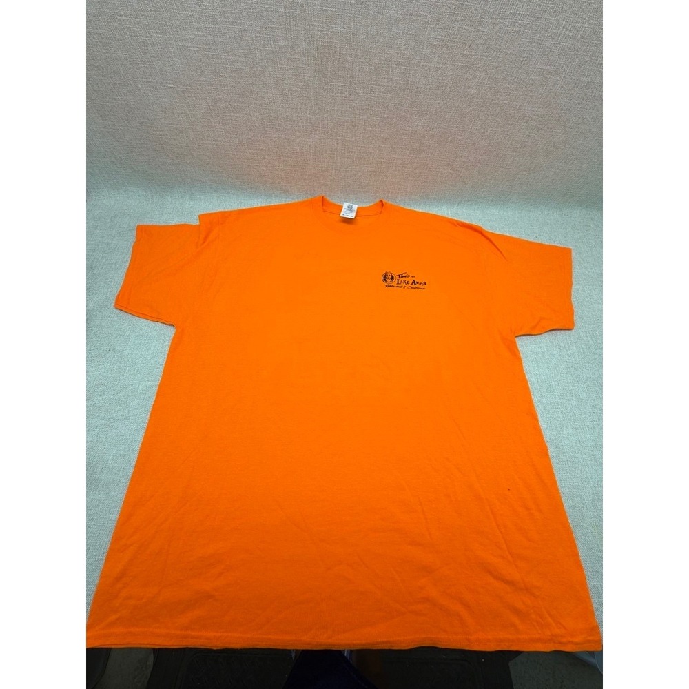 Tims at Lake Anna‎ Two Thongs Dont Make A Right Funny Orange T-Shirt Mens 2XL